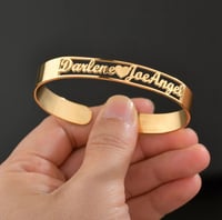 Image 2 of Customized Letter Name Bracelet