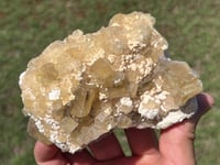 Image 25 of Yellow Cubic Fluorite & Barite Specimen | Beijing China #2654