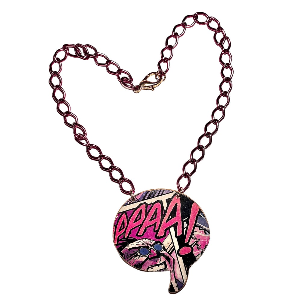 Image of “AAAHH!” Speech Bubble Necklace