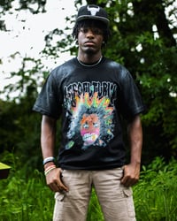 Image 3 of "Manic" Acid Wash Heavy Tee