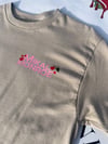 Butterfly tees (tan/pink)