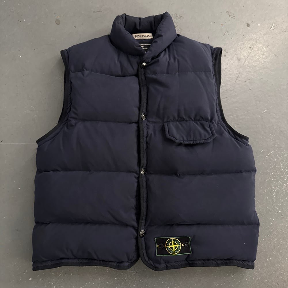 Stone Island 1994 AW Goose Down vest Stone Island Dust Colour