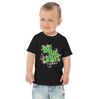Image 1 of Be the Light (green lettering) - Toddler jersey t-shirt