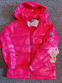 Pink Moncler Puffer Jacket