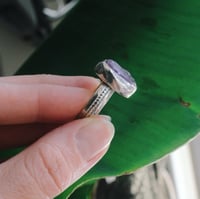 Image 3 of Raw Amethyst Ring 