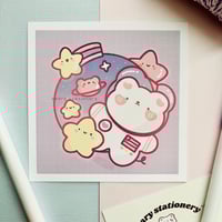 Image 1 of Astro Bear Art Print