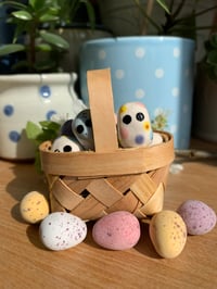 Image 2 of Mini Egg Guys Big (Pink or Yellow) Standing Decorations (Seconds)