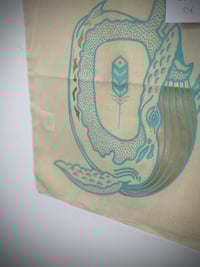 Image 2 of tote bag baleine bichromie 