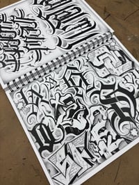 Image 4 of Straight Laced lettering book by Motive & Case