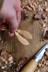 Image 7 of Maple/Sycamore Seed ~Earrings 