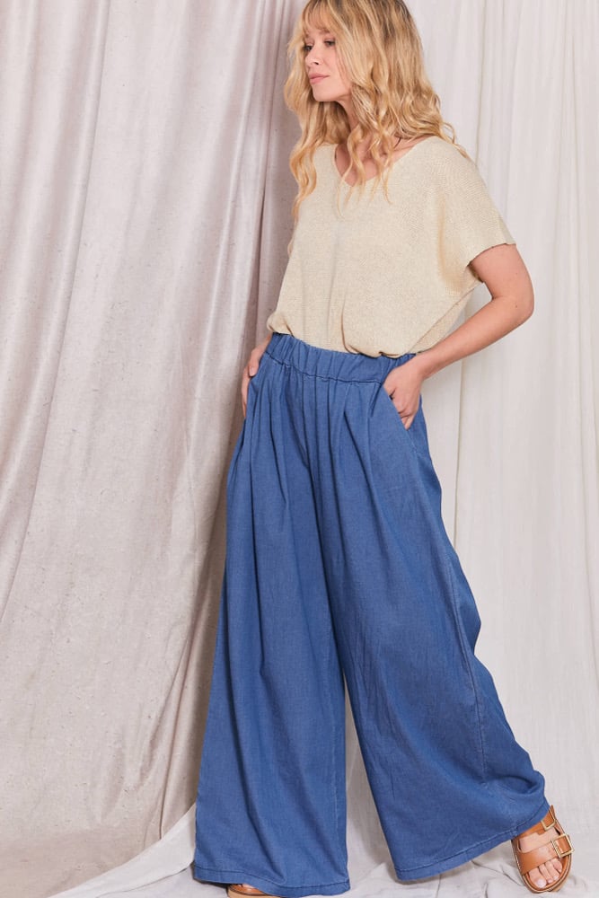 Image of Pantalon Mimi  Bleu Denim Stone T.U. de T42 à T46