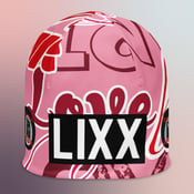 Image of LIXX - Richard Thomas - Deus Crux Records Logo - All-Over LOVE Print Beanie