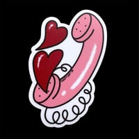 Telephone Valentine Sticker