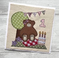 Image 2 of Teddy bears picnic card 
