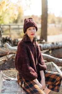 Image 3 of Neys Sweater (Limited Merino Wool shown in Belgian Chocolate)