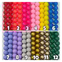 10mm Solid Color Glass Bead Strands
