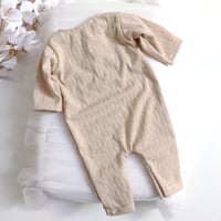 Image 3 of Newborn boys romper Rolando | beige 