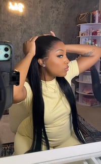Straight 30”Wig