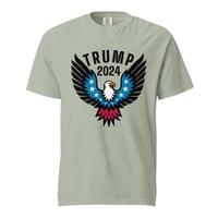 Image 6 of Trump 2024 Shirt Patriotic Eagle Shirt Trump Shirt Comfort Colors Short-Sleeve Unisex T-Shirt