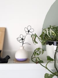 Image 1 of Soliflore fond violet