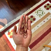 Image 4 of Timber earrings - Desert no.2