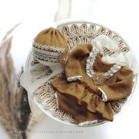 Image 2 of Mustard yellow newborn photoshoot set - Mollie - | girl photo props