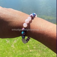 Image 2 of Imperial Jasper & Rose Quartz Bracelet 