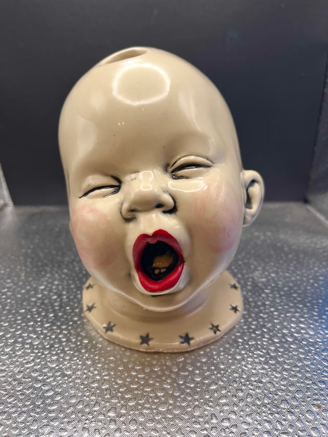 Yawning Baby Toothbrush Holder