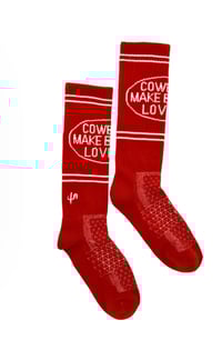 Image 3 of Cactus Alley Cowboy Lover Red Performance Socks