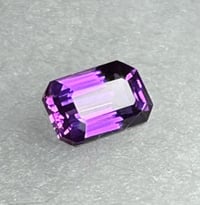 Image 8 of Heated Natural Tanzanite Purple pink, emerald cut, 6.75ct