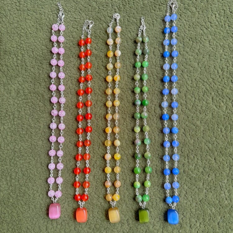 Image of cat’s eye necklaces