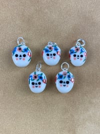 Image 1 of Tiny Skullflowers - Platinum Lustre