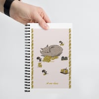 Carnet personnalisé avec reliure à anneaux " renard sous bois"