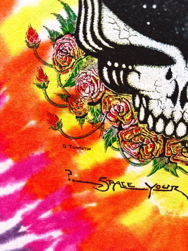 Grateful Dead 1987 Space Your Face T-Shirt - Size XL