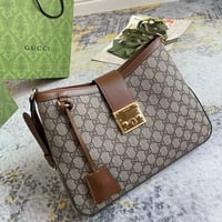 Image 9 of GG Print Shoulder Bag