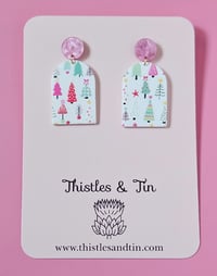 Image 2 of Pretty In Pink Christmas Tree Dangles - SKU 384