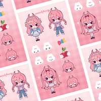 Image 1 of (Original Character) Dae Sticker Sheet 