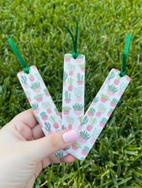 Image 6 of Cozy Plants and Bookish Themed Clay Bookmarks