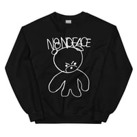 Image 2 of N8NOFACE MAD BEAR Unisex Sweatshirt (+ more colors)