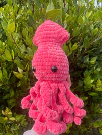 Image 2 of large squid plushie