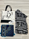 Al-Falaah Black & White paisley size:XL-2XL