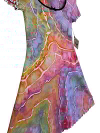 Image 6 of S 90's Babydoll Mini Dress in Euphoria Geode Ice Dye