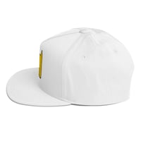 Image 3 of All White Cap Classic Yellow Dog