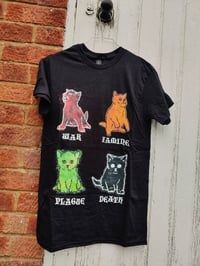 Image 1 of FOUR KITTIES OF THE APOCALYPSE tee