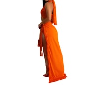 Image 2 of High Split Two-Piece Maxi Dress