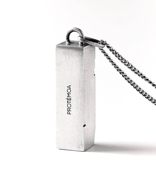 Image of PROTÉMOA - Hanko Silver Necklace 