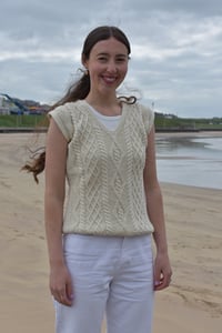 Image 4 of Aran Vest - Made in Ireland