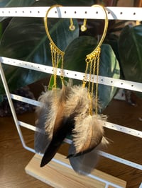 Image 2 of Medicine Wing Ear Cuff Earrings 