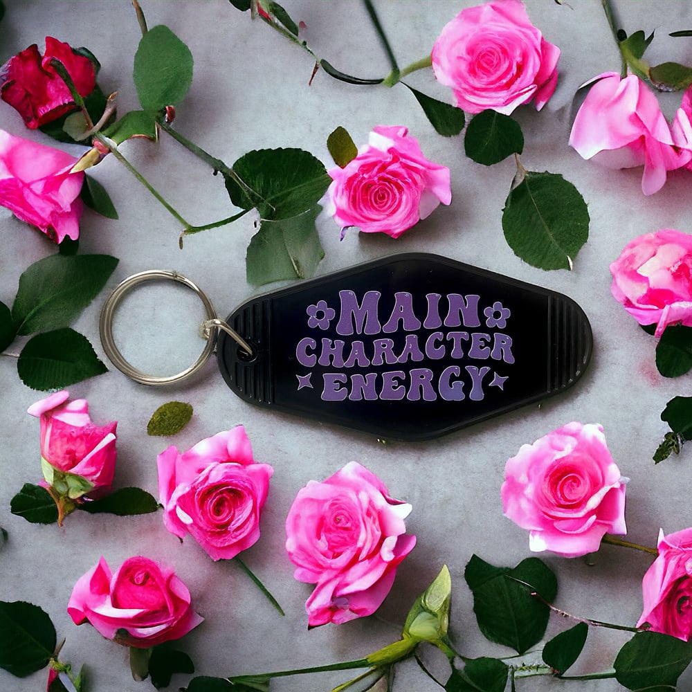 Image of Main Character Energy keychain
