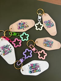Retro Motel Keyring — Pick Your Design